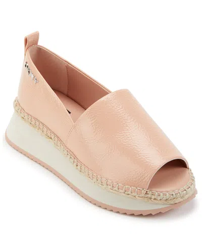 Dkny Orza Platform Wedge In Neutral