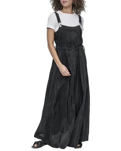 Dkny Overall Dress In Black