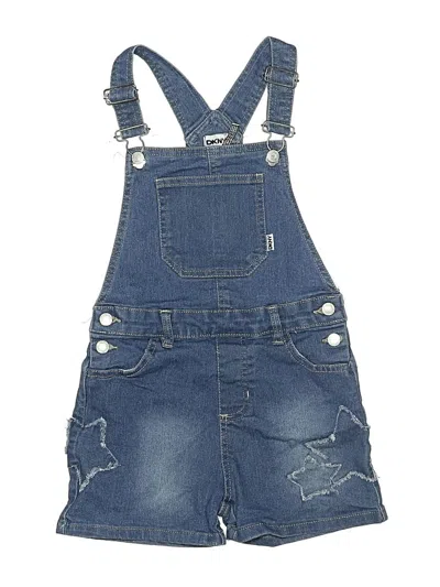 Pre-owned Dkny Kids' Overall Shorts In Blue