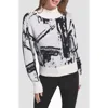 Dkny Women's Intarsia Oversized Sweater In Multi