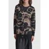 Dkny Oversize Studded Sweater In Multi