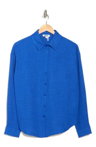 Dkny Oversize Twill Button-up Shirt