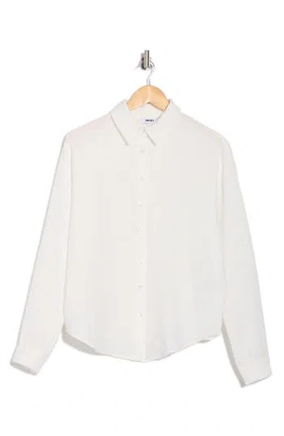 Dkny Oversize Twill Button-up Shirt