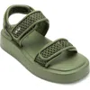 Dkny Owyn Platform Sandal In Green