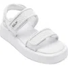 Dkny Owyn Platform Sandal In White