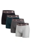 Dkny Pack Of 4 Boxer Briefs In Multi