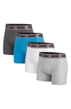 Dkny Pack Of 4 Boxer Briefs In Multi