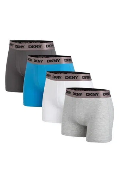 Dkny Pack Of 4 Boxer Briefs In Multi