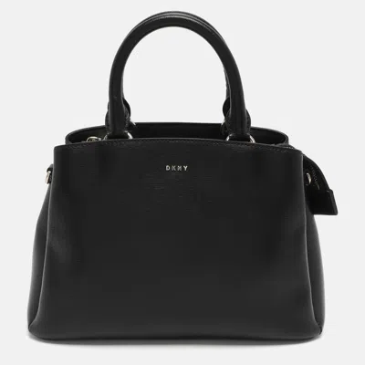 Dkny Paige Black Leather Satchel