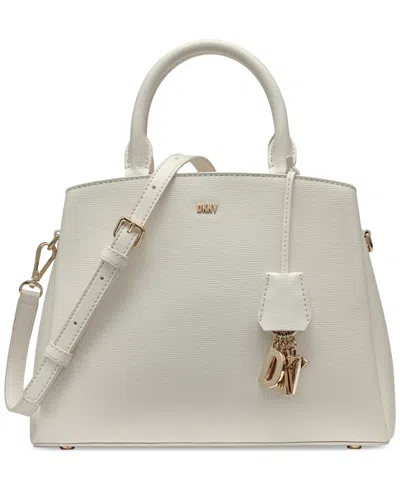 Dkny Paige Medium Satchel With Convertible Strap In White