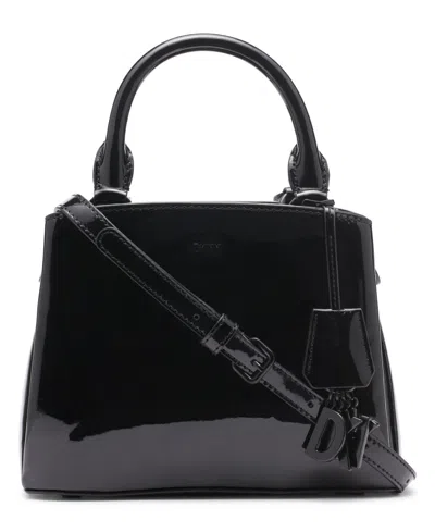 Dkny Paige Small Satchel Bag In Black