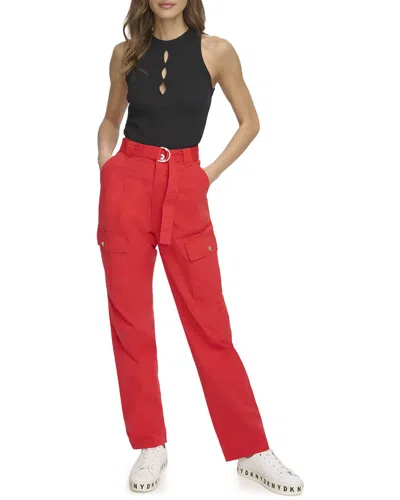 Dkny Pant In Red