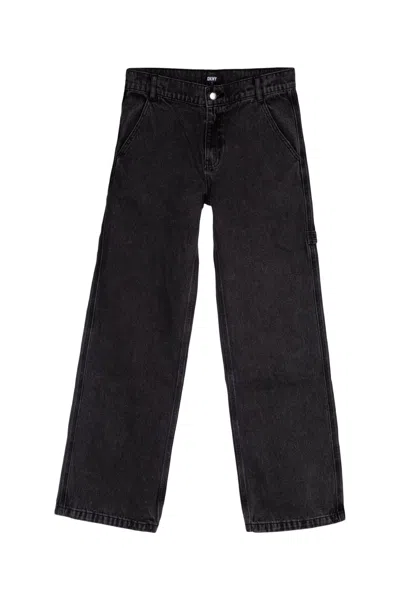 Dkny Kids' Pantalone In Deninblacklave