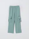 Dkny Pants  Kids Color Green In Black