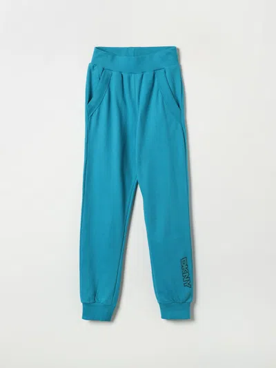 Dkny Pants  Kids Color Turquoise In Türkis