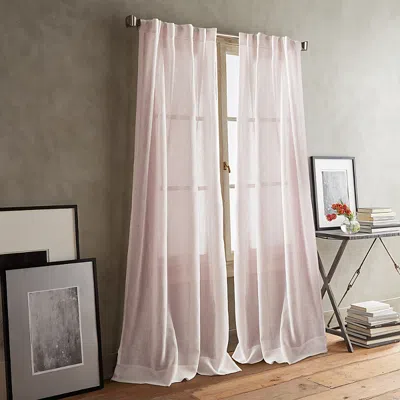 Dkny Paradox 84 X 50 Back Tab Window Panel, Pair In Pink
