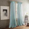 Dkny Paradox 84 X 50 Inverted Pleat Window Panel, Pair In Aqua