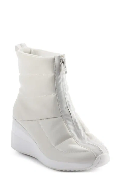 Dkny Parla Wedge Bootie In Soft White