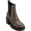 Dkny Patria Platform Chelsea Boot In Brown