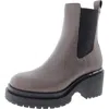 Dkny Patria Womens Man Made Block Heel Chelsea Boots In Multi