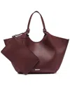 Dkny Paula Commuter Large Tote In Burgundy