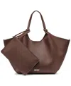 Dkny Paula Commuter Medium Sleek Tote In Brown