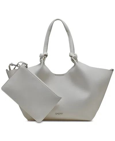 Dkny Paula Commuter Medium Sleek Tote In White