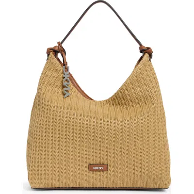 Dkny Paula Hobo Bag In Nude
