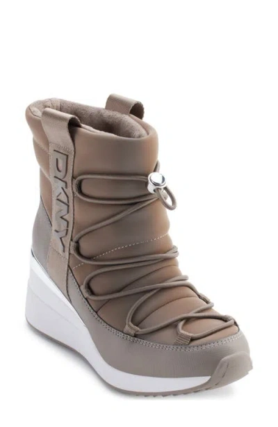 Dkny Perla Wedge Bootie In Ash