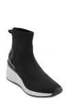 Dkny Permila Wedge Bootie In Black - Black