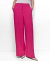 Dkny Petite Aero Crepe Mid Rise Wide Leg Pants