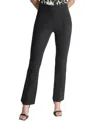 Dkny Women's High-rise Front-seamed Side-zip Trousers In Black