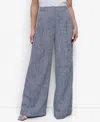 Dkny Petite High Rise Wide-leg Pants