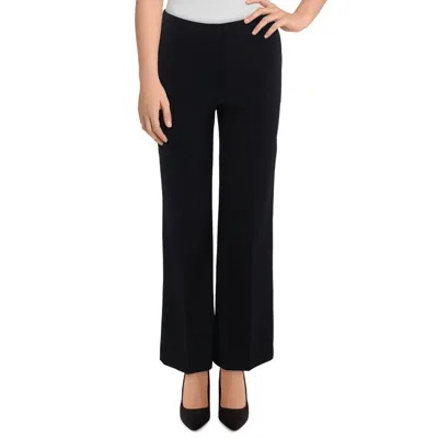 Dkny Petites Womens Pocket Polyester Wide Leg Pants