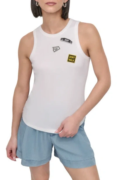 Dkny Pins & Patches Knit Tank