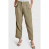 DKNY DKNY PLEATED STRAIGHT LEG TROUSERS