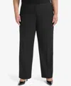 Dkny Plus Size Modern-fit Pants In Black