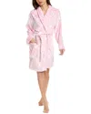 Shop Dkny Plush Robe In Pink