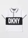 DKNY POLO SHIRT DKNY KIDS COLOR WHITE,F47592001
