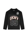 Dkny Polyester T-shirt In Black