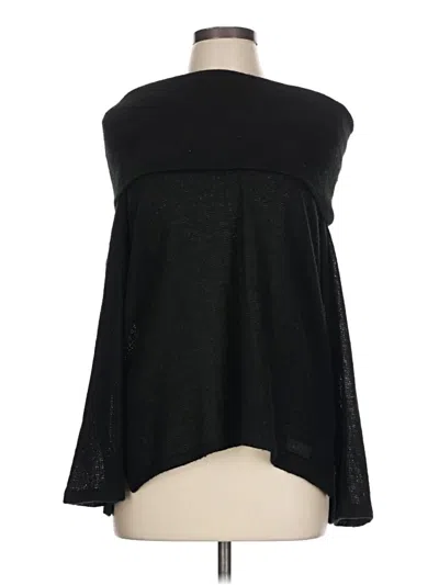 Pre-owned Dkny Poncho In Black