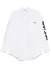 Dkny Poplin Button-down Shirt In White