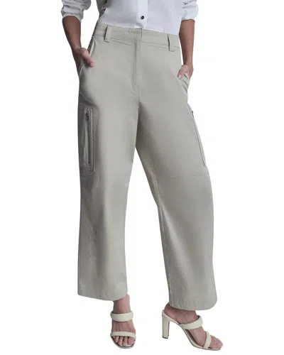 Dkny Poplin Zip Cargo Pant In Purple