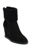 Dkny Women's Powell Wedge Booties In Blk - Black