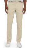 Dkny Powerstretch Flat Front Cargo Pants In Khaki