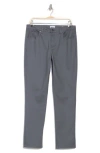 Dkny Powerstretch Straight Leg Pants In Charcoal