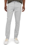 Dkny Powerstretch Straight Leg Pants In Light Grey