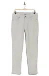 Dkny Powerstretch Straight Leg Pants In Rock Salt