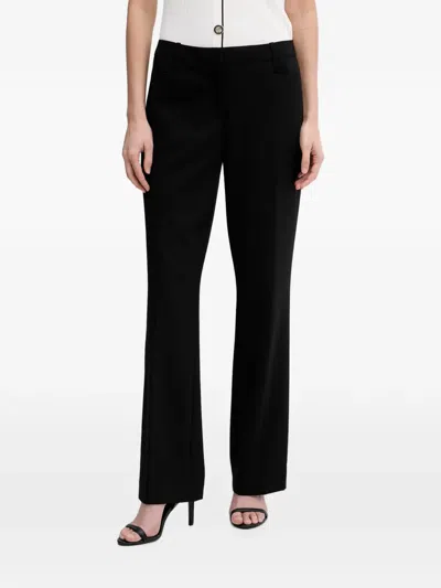 Dkny Pressed-crease Tailored Trousers In Black