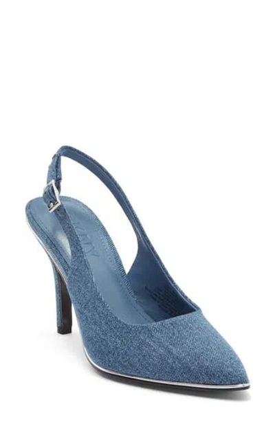 Dkny Preston Slingback Pump In Blue